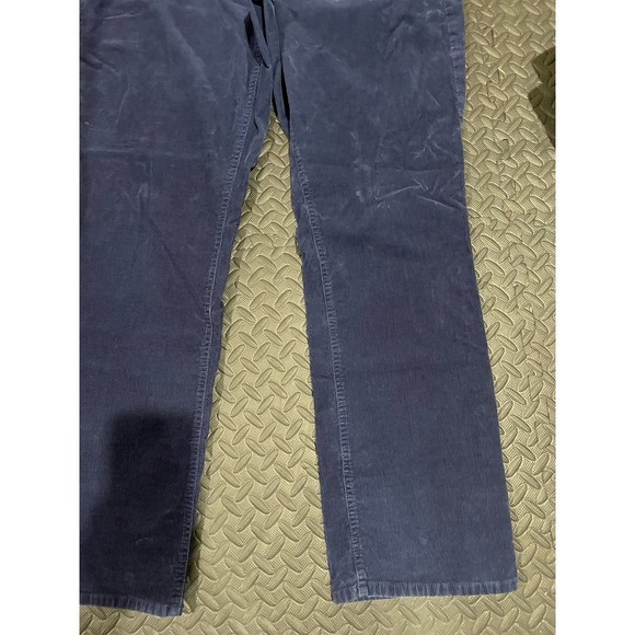 Talbot's Flawless Five Pocket Straight Curvy Navy Corduroy Pants, size 16 Long - Picture 2 of 8